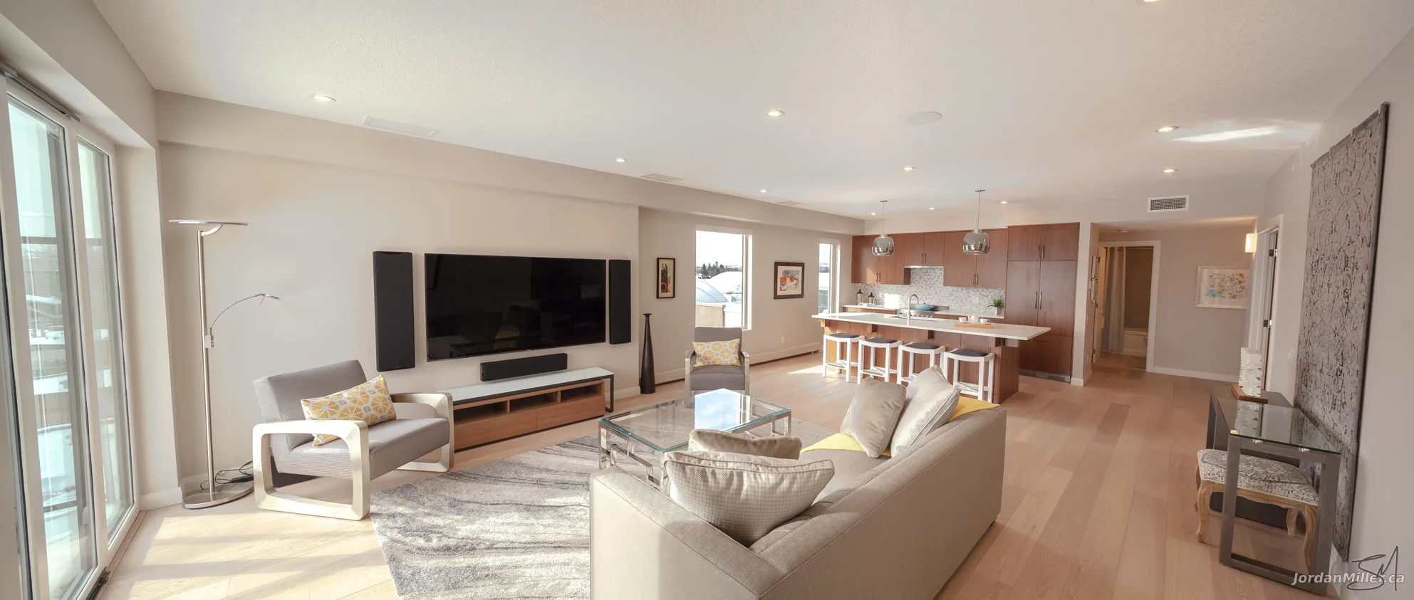 Living room seating area