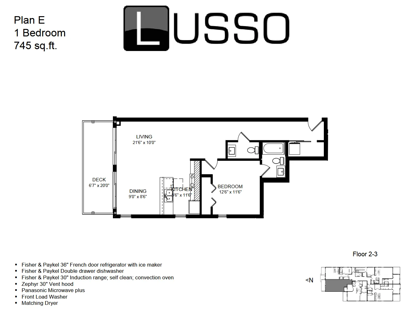 Plan E floor plan