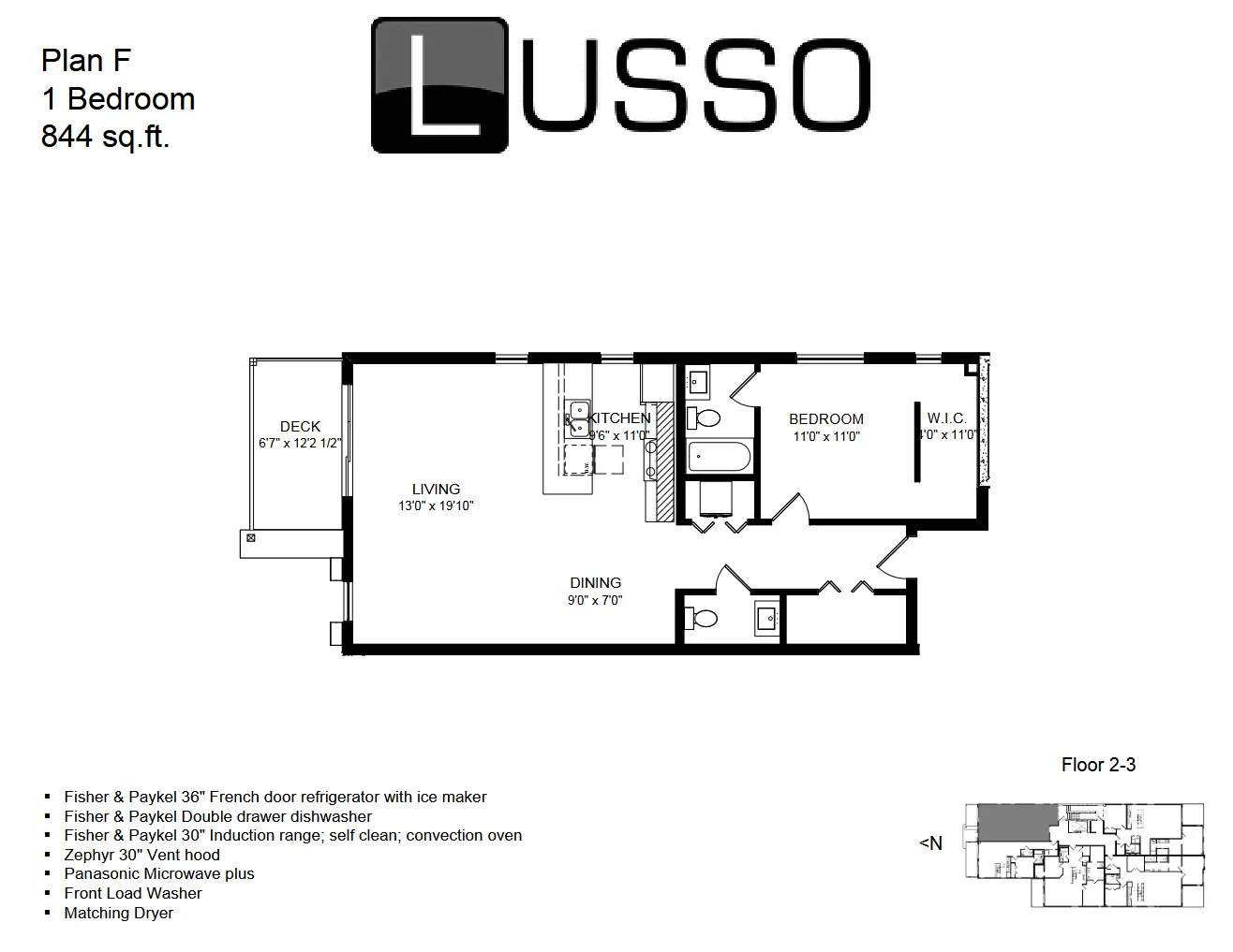 Plan F floor plan